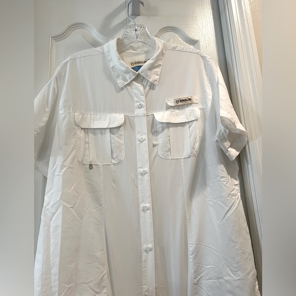 Magellan Outdoors Fish Gear Relaxed Short Sleeve Shirt & Tank Top -2 Piece Set